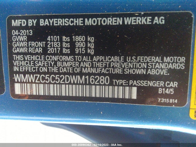 WMWZC5C52DWM16280 Mini Cooper Countryman S All4
