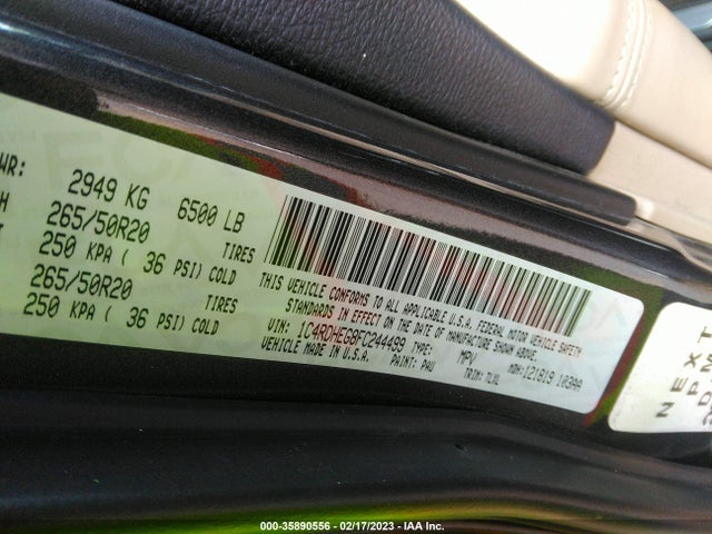 Dodge Durango Citadel 2015 1C4RDHEG8FC244499 Image 9