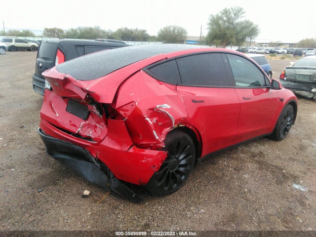 Tesla Model Y Performance 2022 7SAYGDEF6NF489213 Image 4