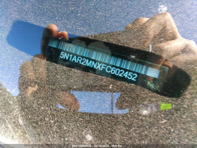 5N1AR2MNXFC602452 Nissan Pathfinder Sv