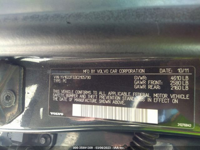 YV1622FS3C2105790 Volvo S60 T5