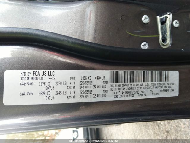 3C4NJCBB0KT715739 Jeep Compass Altitude