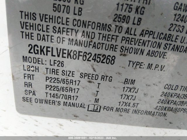 GMC Terrain Sle 2015 2GKFLVEK8F6245268 Image 9