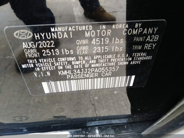 2023 Hyundai Sonata, VIN: KMHL34JJ2PA055357
