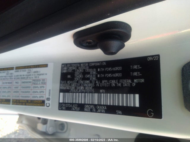 2023 Toyota 4Runner, VIN: JTEKU5JR7P6102115