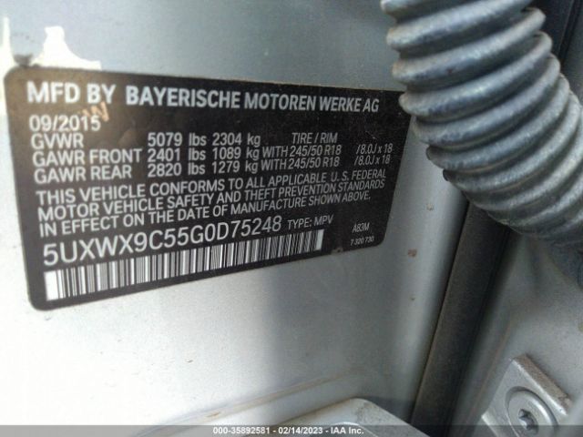 5UXWX9C55G0D75248 BMW X3 Xdrive28i