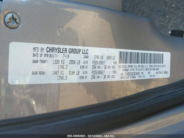 Dodge Grand Caravan Sxt 2014 2C4RDGCG8ER430689 Image 9