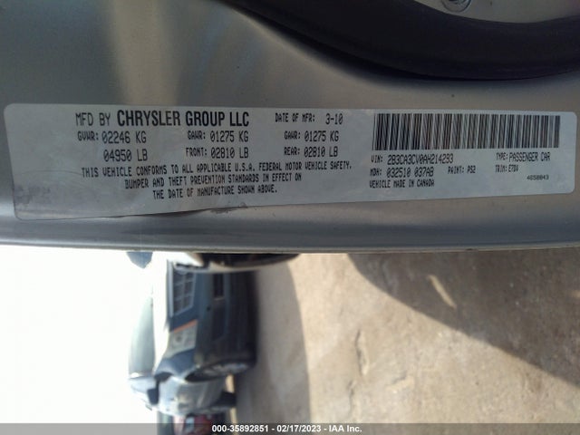 Dodge Charger Sxt 2010 2B3CA3CV0AH214293 Image 11