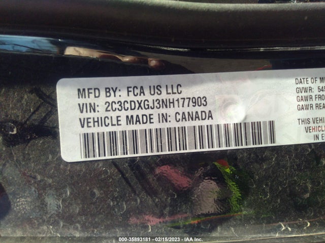 Dodge Charger Scat Pack 2022 2C3CDXGJ3NH177903 Image 9