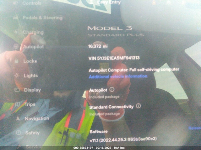 Tesla Model 3 Standard Range Plus 2021 5YJ3E1EA5MF941313 Image 9