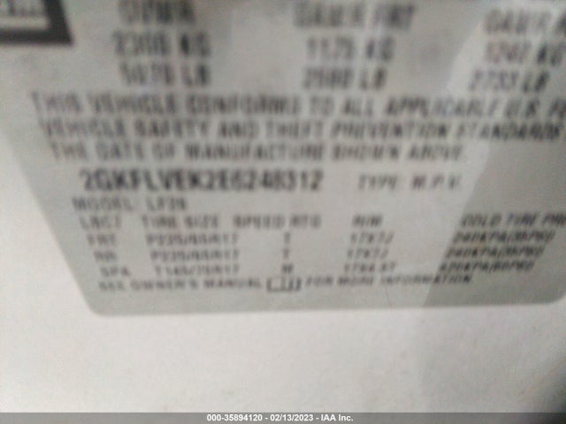 GMC Terrain Sle 2014 2GKFLVEK2E6248312 Image 11