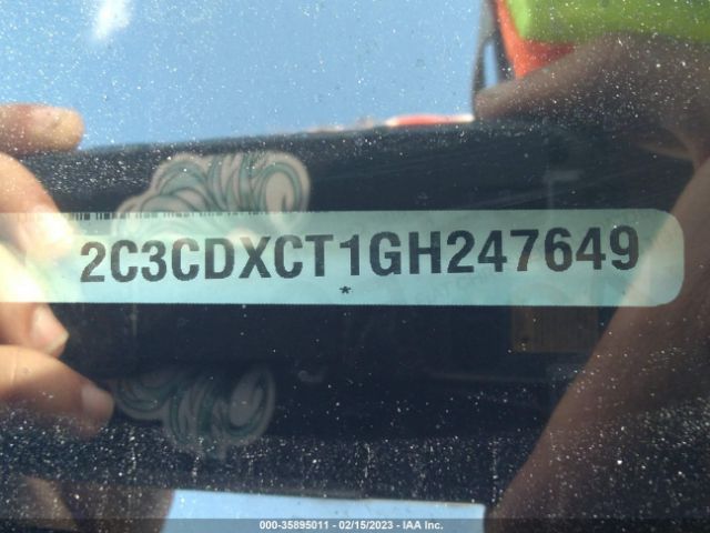 2C3CDXCT1GH247649 Dodge Charger Road/track