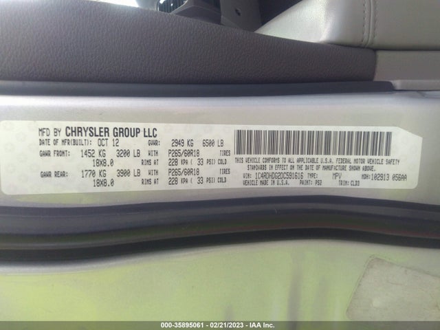 Dodge Durango Crew 2013 1C4RDHDG2DC591616 Image 11