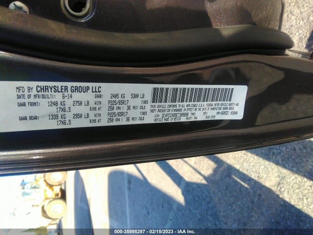 Dodge JOURNEY SE 2014 3C4PDCAB9ET309898 Image 9