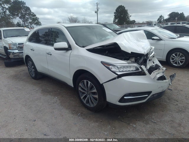 Acura Mdx W/tech/w/tech 2016 5FRYD3H40GB017715 Image 1