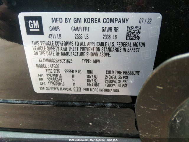 2023 Buick Encore, VIN: KL4MMBS23PB021823
