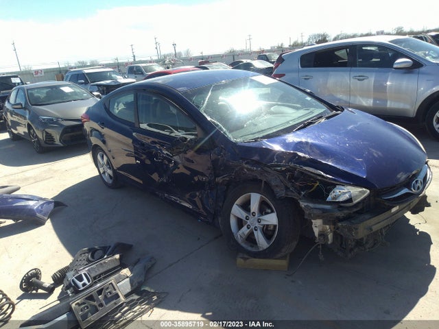 2013 HYUNDAI ELANTRA GLS VIN: 5NPDH4AE0DH444922