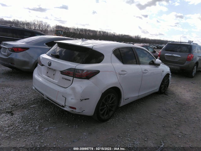 2012 LEXUS CT 200H VIN: JTHKD5BH8C2118656