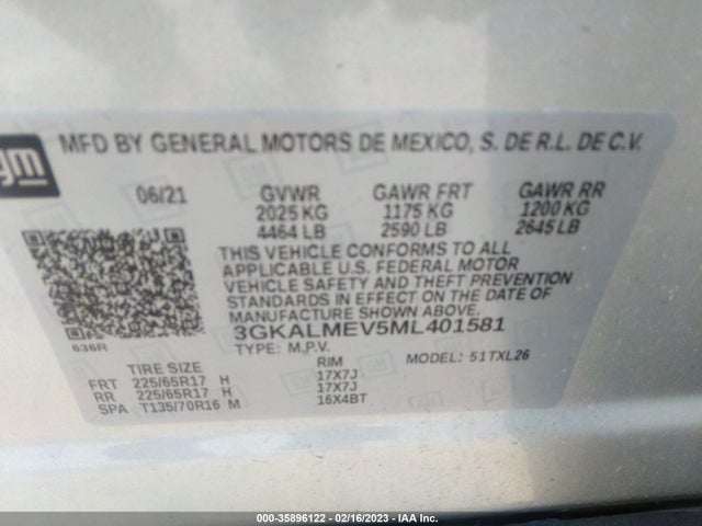GMC Terrain Sle 2021 3GKALMEV5ML401581 Image 9