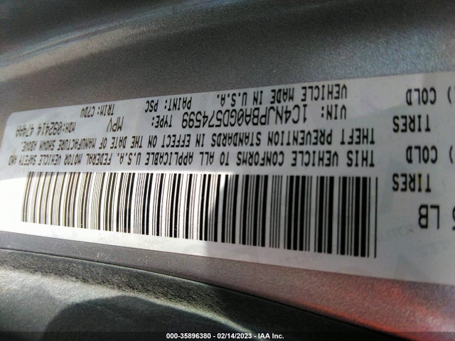 2016 JEEP PATRIOT SPORT VIN: 1C4NJPBA0GD574599
