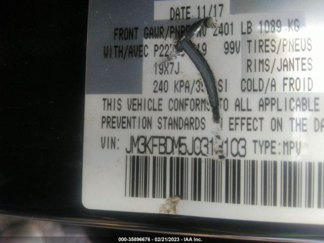 JM3KFBDM5J0313103 Mazda Cx-5 Grand Touring