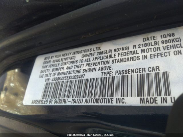 4S3BK4255X6309487 Subaru Legacy Wagon Brighton