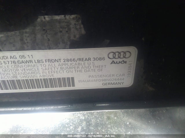 Audi A8 2011 WAUAVAFD9BN026444 Image 10