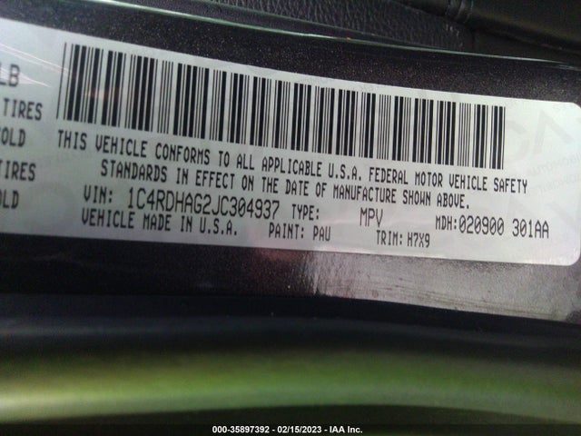 Dodge Durango Sxt 2018 1C4RDHAG2JC304937 Image 9