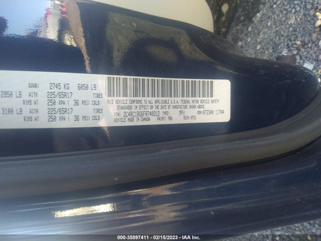 2C4RC1BG6FR740312 Chrysler Town & Country Touring