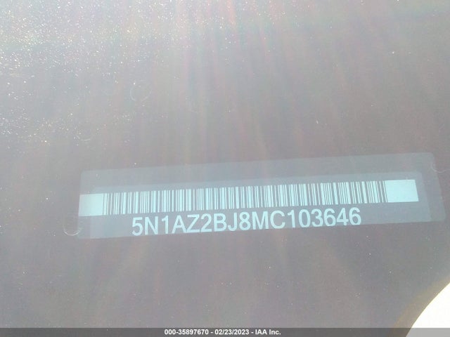 2021 Nissan Murano, VIN: 5N1AZ2BJ8MC103646