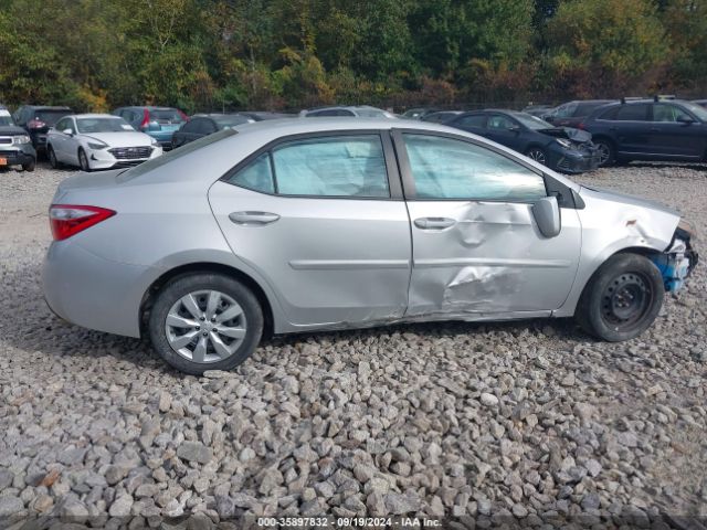2T1BURHE4GC587644 Toyota COROLLA LE