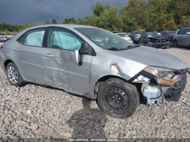 2T1BURHE4GC587644 Toyota COROLLA LE
