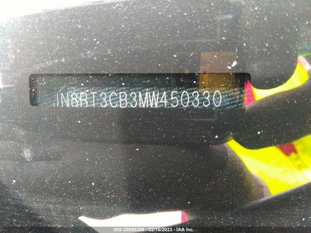 JN8BT3CB3MW450330 Nissan Rogue Sl