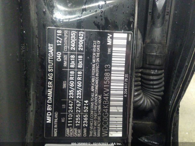 WDC0G4KB4KV158813 Mercedes-Benz Glc Glc 300