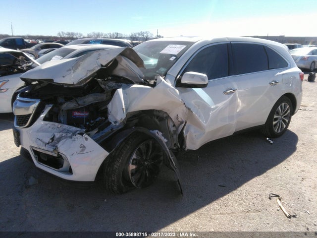 Acura Mdx W/tech/w/tech 2016 5FRYD3H48GB017347 Image 2