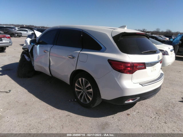 Acura Mdx W/tech/w/tech 2016 5FRYD3H48GB017347 Image 3