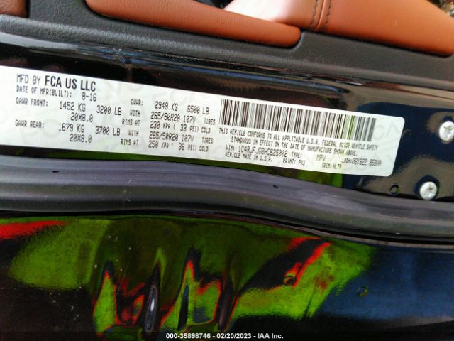 1C4RJFJG8HC625002 Jeep Grand Cherokee Summit