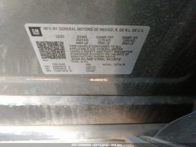 GMC Terrain Sle 2021 3GKALMEV3ML341672 Image 9