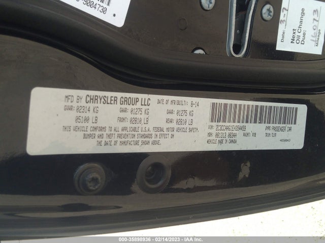 2C3CCAAG1EH354459 Chrysler 300