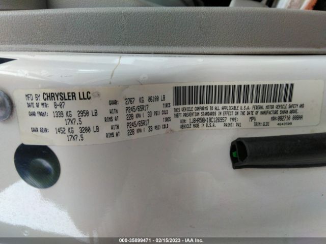1J8HR58N18C126957 Jeep Grand Cherokee Limited