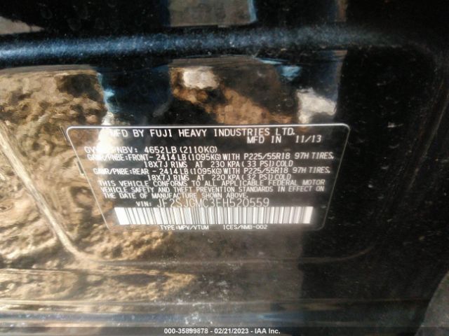 JF2SJGMC3EH520559 Subaru Forester 2.0xt Touring