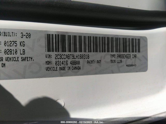 2020 Chrysler 300, VIN: 2C3CCABT9LH160318