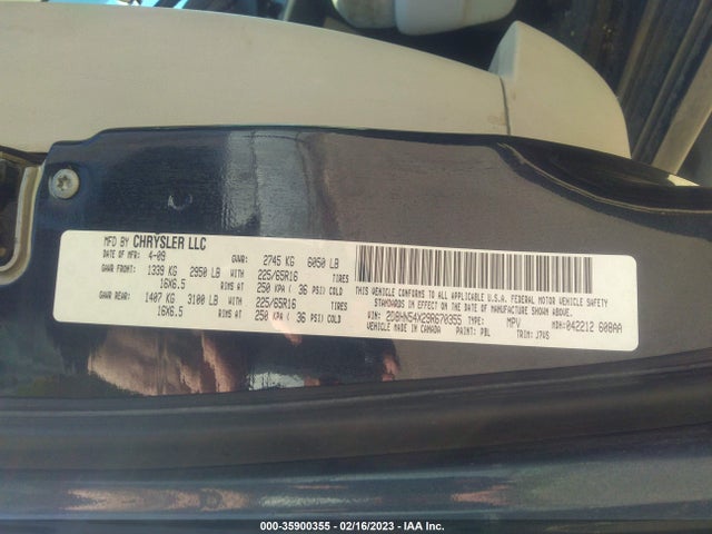 Dodge Grand Caravan Sxt 2009 2D8HN54X29R670355 Image 10