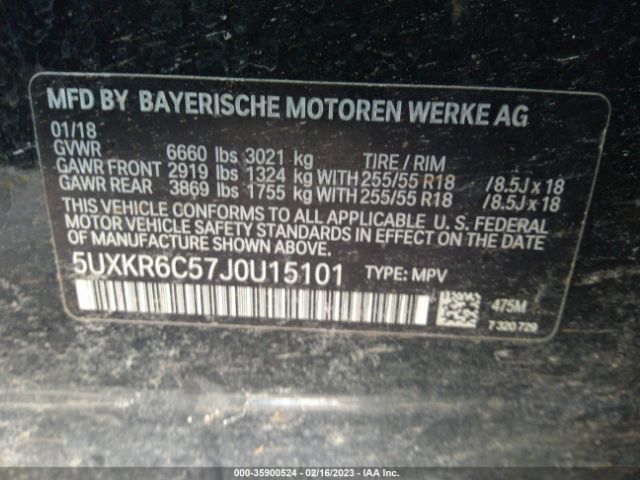 5UXKR6C57J0U15101 BMW X5 Xdrive50i