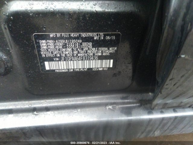 JF1GPAA64F8319436 Subaru Impreza Wagon 2.0i