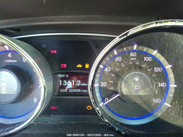 2013 HYUNDAI SONATA LIMITED PZEV VIN: 5NPEC4AC8DH549502