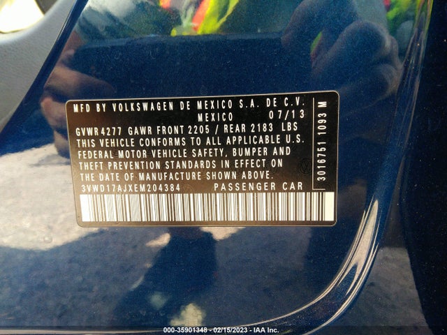 Volkswagen JETTA SE 2014 3VWD17AJXEM204384 Image 10