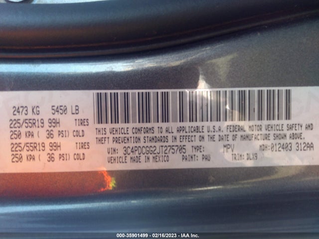 Dodge Journey Crossroad 2018 3C4PDCGG2JT275705 Image 11