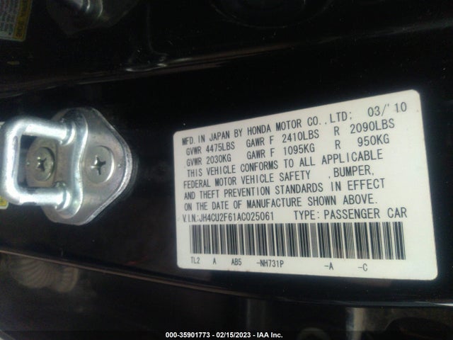 Acura TSX 2010 JH4CU2F61AC025061 Image 10