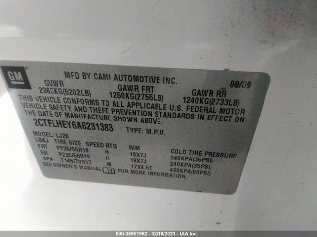 2CTFLHEY6A6231383 GMC Terrain Slt-2